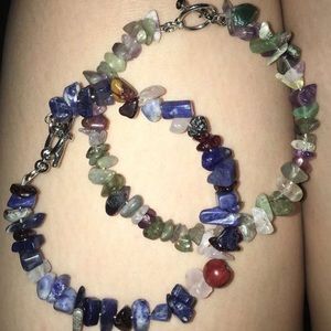 2pc rock design bracelet